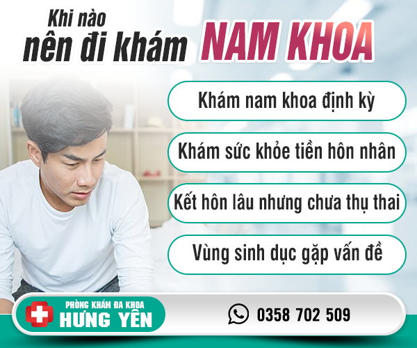 Khi nào nên đi khám nam khoa