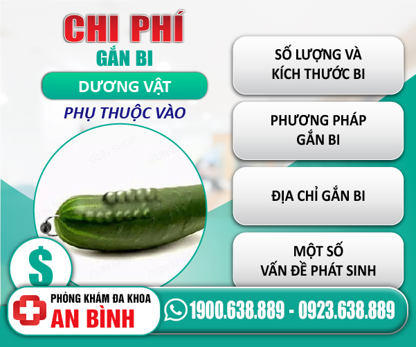 Chi phí gắn bi dương vật