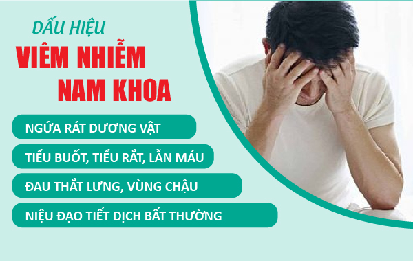 Dấu hiệu viêm nhiễm nam khoa