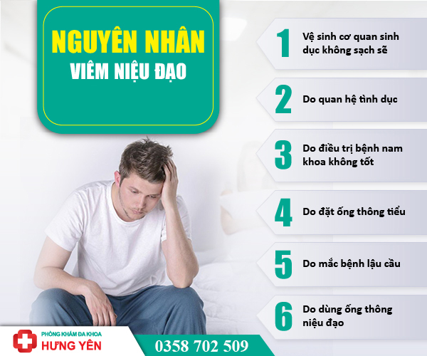 Viêm niệu đạo do nhiều nguyên nhân gây ra