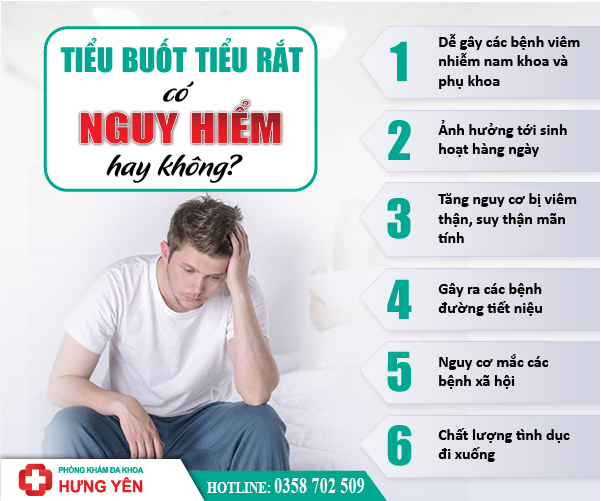 tác hại của tiểu buốt tiểu rắt