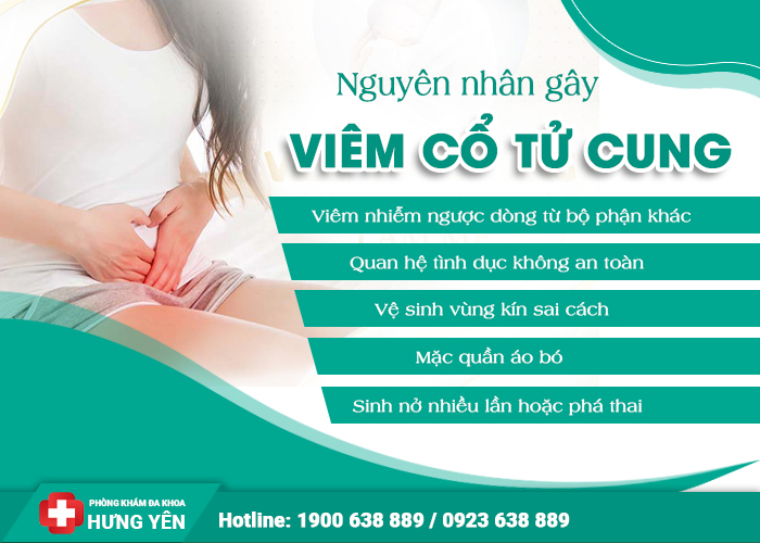 Nguyên nhân gây viêm cổ rử cung