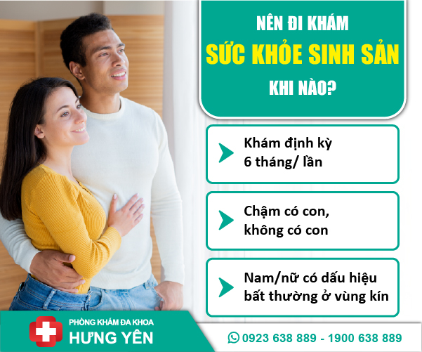 Khi nào nên khám sức khỏe sinh sản nữ