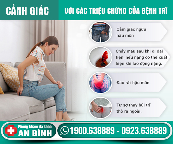 Triệu chứng bệnh trĩ